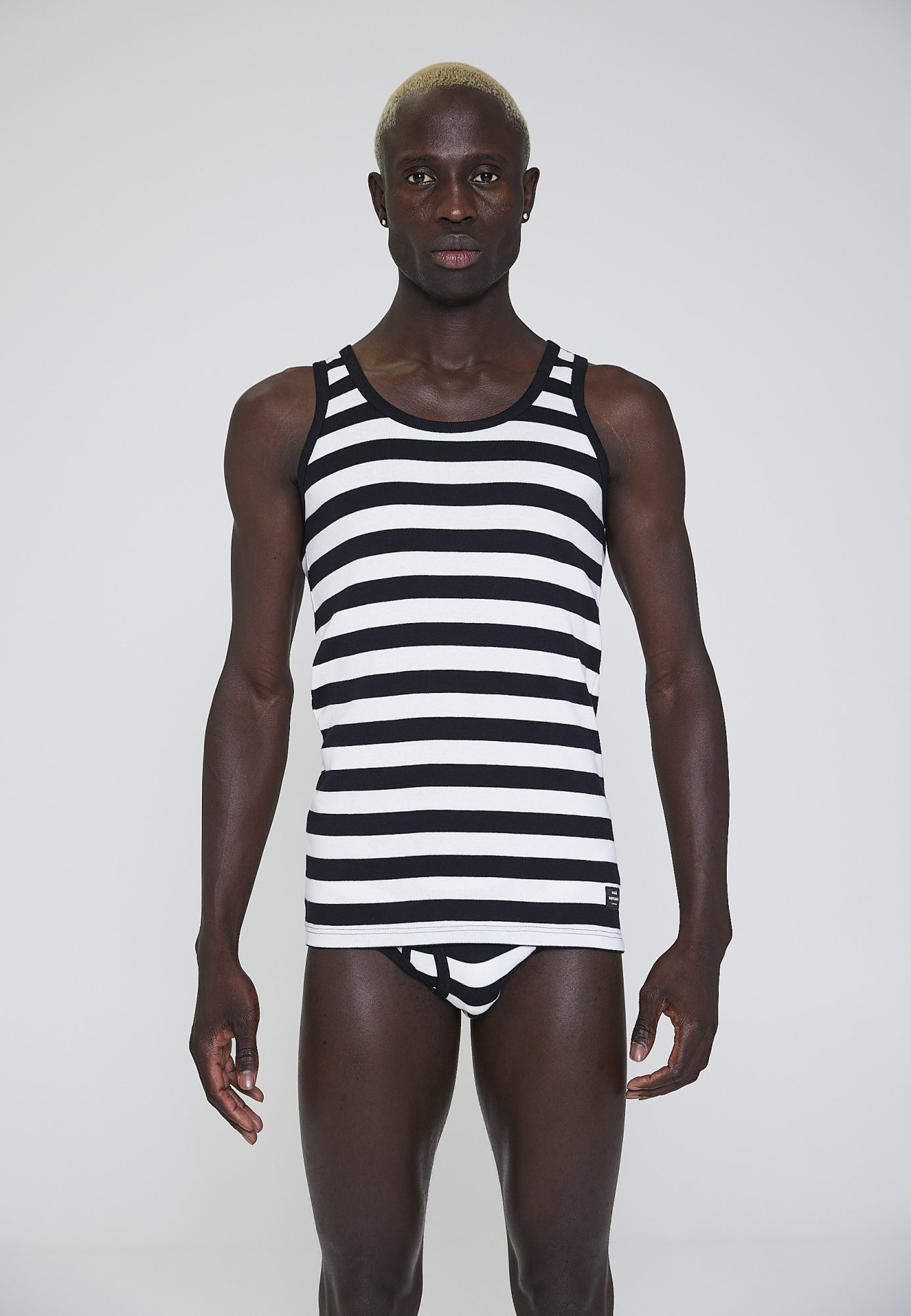 Tanktop "original" | 100 % økologisk bomuld | Stribet -JBS x Mads Nørgaard Tanktop "original" | 100 % økologisk bomuld | Stribet -JBS x Mads Nørgaard