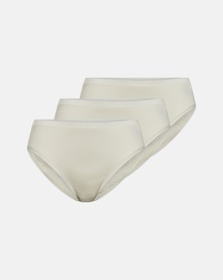 Tai brief 3-pak | 100% uld | Ivory -JBS of Denmark Women