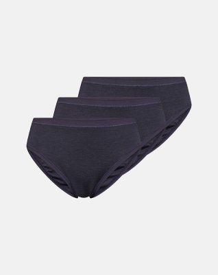 Tai 3-pak, 100% uld, Lavendel