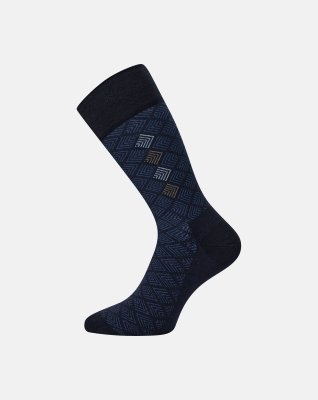 Strømper "no elastic" | Bomuld | Navy -Egtved