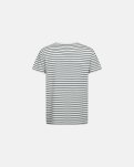 T-shirt "o-neck" | Bambusviskose | Grønstribet -Resteröds