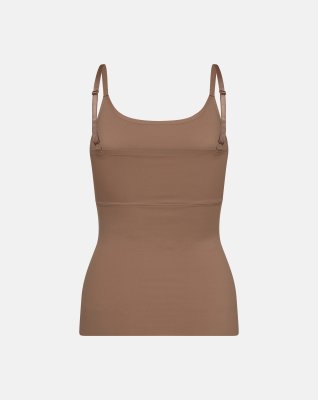 Stroptop 'shapewear', Polyamid, Brun