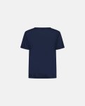 T-shirt | 100% uld | Navy -Dovre Women