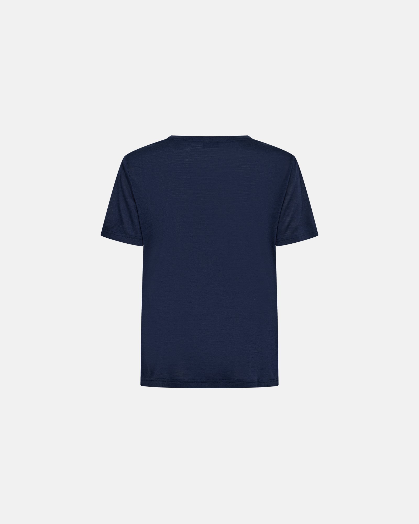 T-shirt | 100% uld | Navy -Dovre Women T-shirt | 100% uld | Navy -Dovre Women