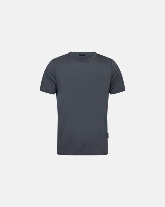 T-shirt | 100% uld 140g | Grå