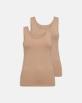 Tanktop 2-pak | Bambusviskose | Sand -Decoy