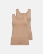 Tanktop 2-pak | Bambusviskose | Sand - Decoy