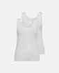 Tanktop 2-pak | Bambusviskose | Hvid - Decoy
