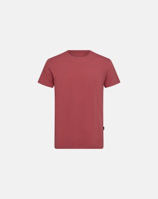 T-shirt o-neck, Bambusviskose, Rød