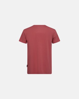 T-shirt o-neck, Bambusviskose, Rød