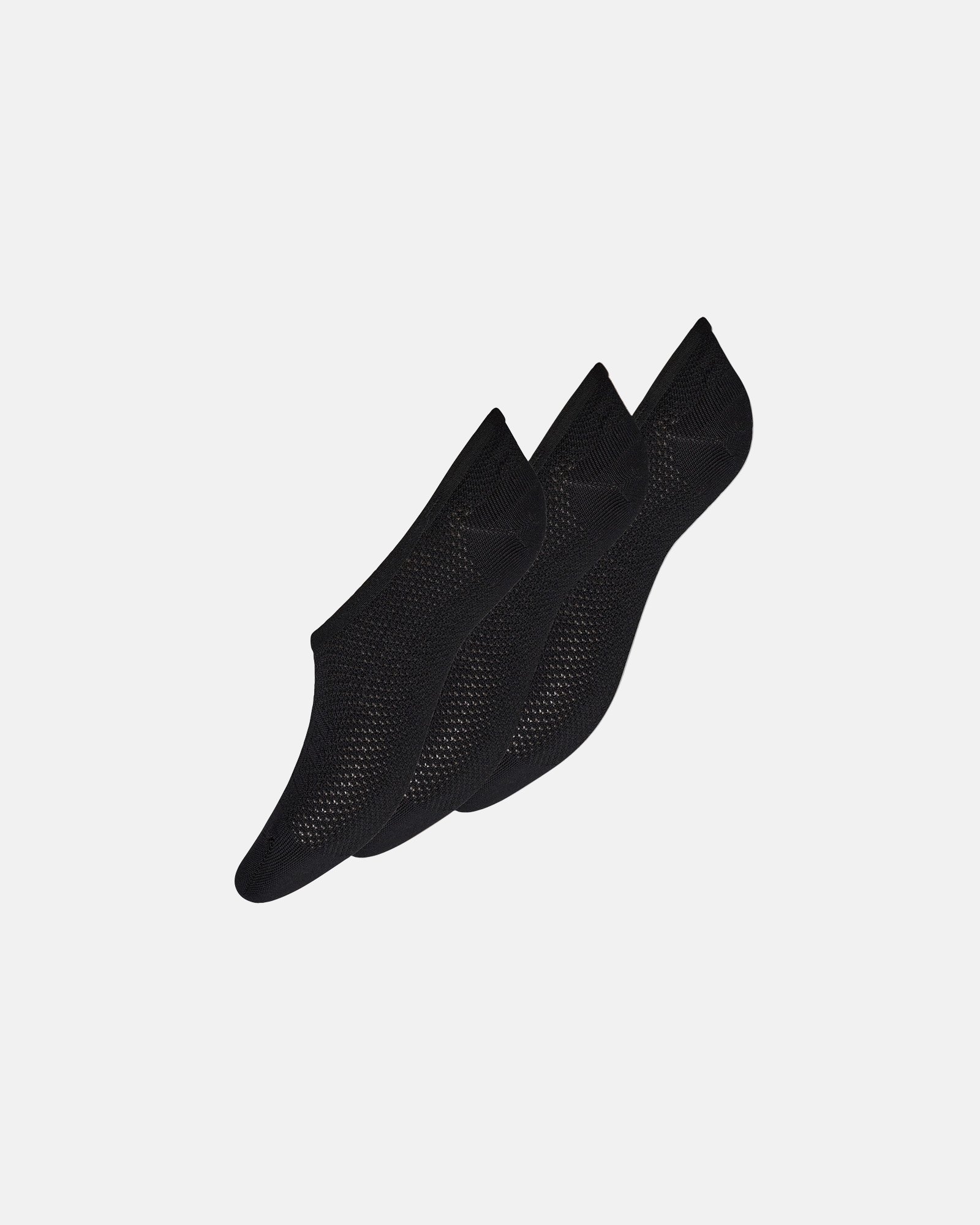 Footies "No show" 3-pak | Polyamid | Sort -Hype the Detail Footies "No show" 3-pak | Polyamid | Sort -Hype the Detail