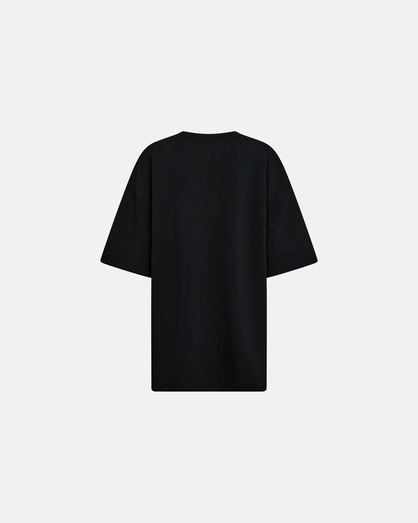 Sweat t-shirt "Oversize" | Polyester | Sort -Hype the Detail Sweat t-shirt "Oversize" | Polyester | Sort -Hype the Detail