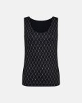 Top "Logo", Polyester, Sort