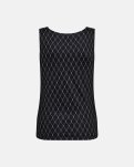 Top "Logo", Polyester, Sort
