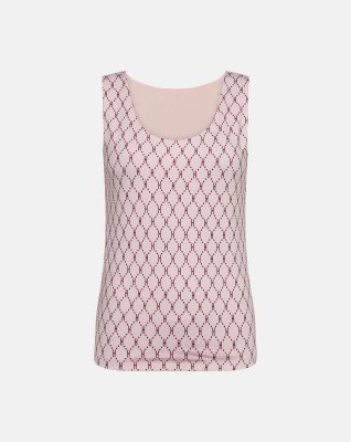 Top "Logo" | Polyester | Rosa -Hype the Detail