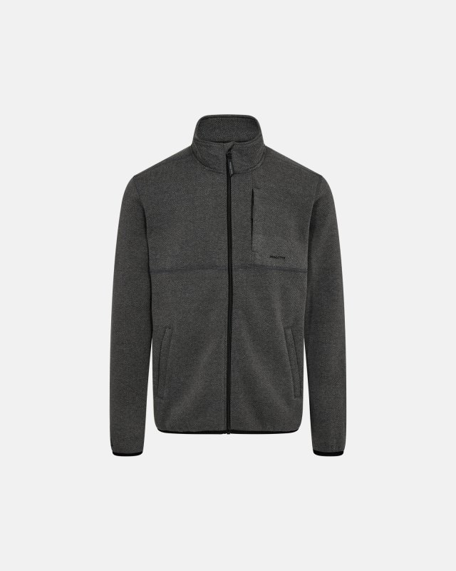 Midlayer jakke | Polyester | Grå