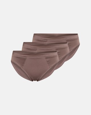 Tai 3-pak, Økologisk bambusviskose, Rosa