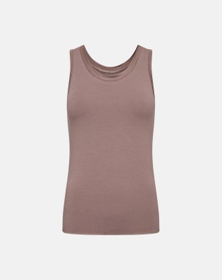 Tanktop 3-pak, Økologisk bambusviskose, Rosa
