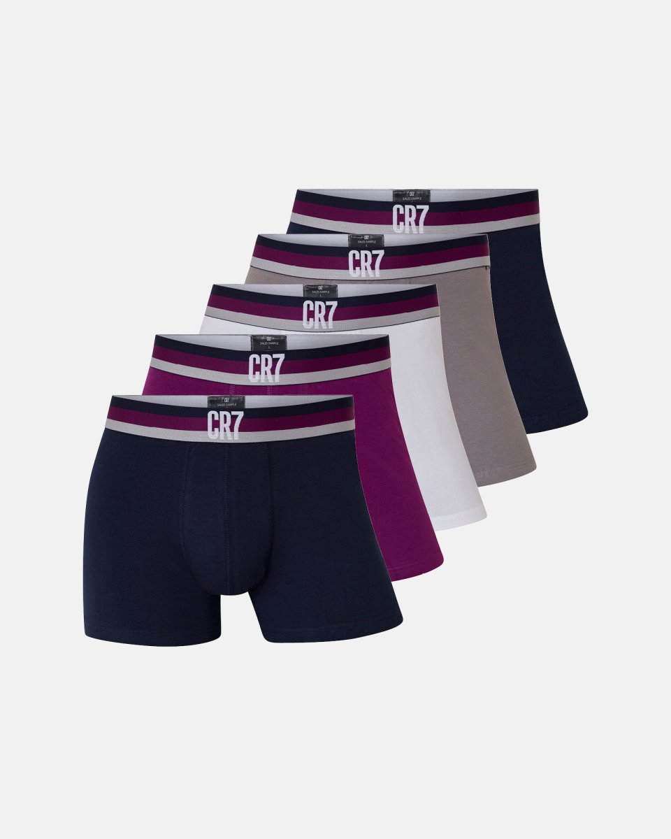 CR7 Trunks "basic" 5-pak | Bomuld | Multifarvet - S