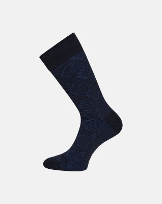 Strømper "no elastic", Uld, Navy
