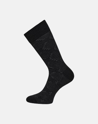 Strømper "no elastic", Uld, Sort