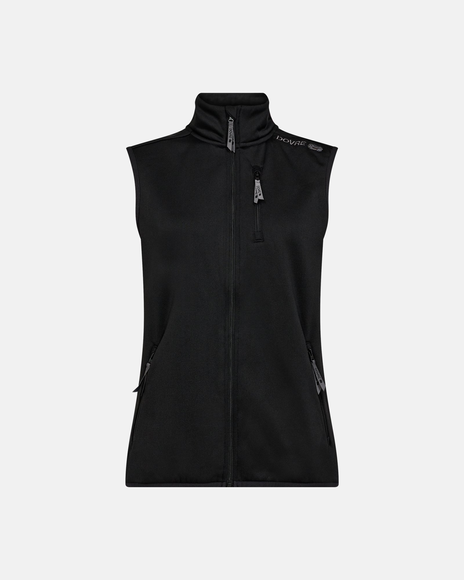 Fleece vest | Polyester | Sort -Dovre Women Fleece vest | Polyester | Sort -Dovre Women
