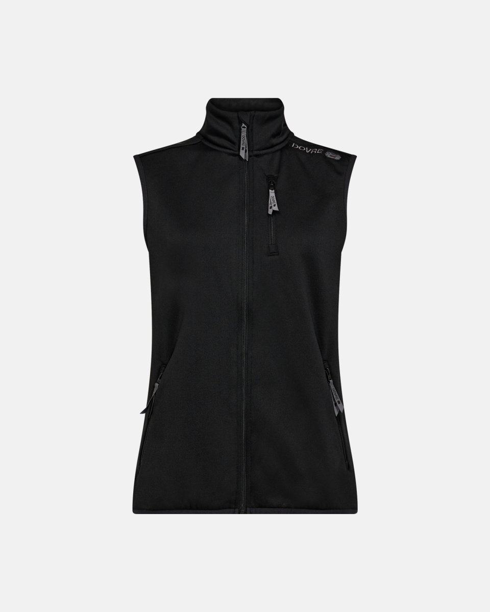 Dovre Women Fleece vest | Polyester | Sort - S