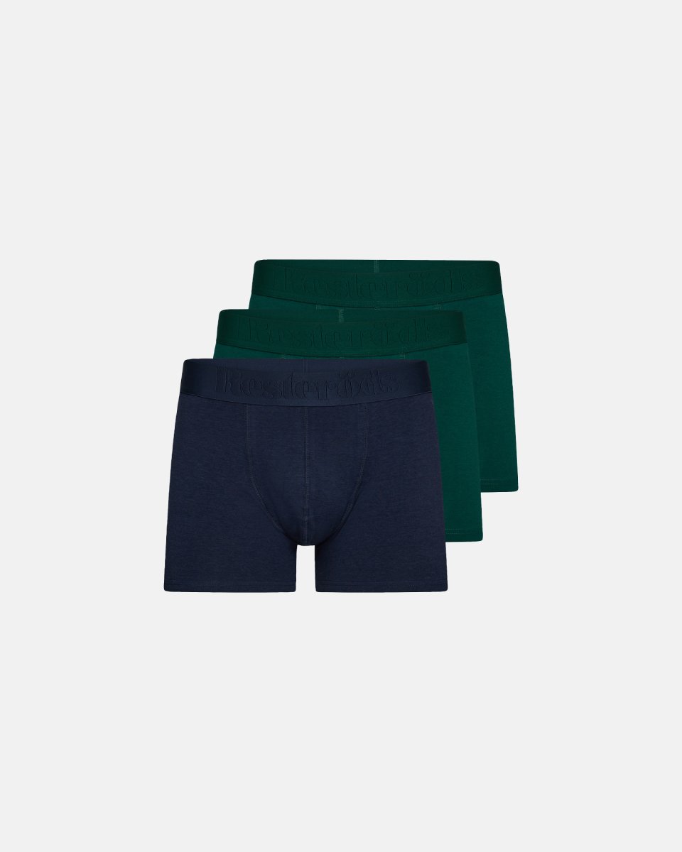 Resteröds Gunnar tights 3-pak | Økologisk bomuld | Multifarvet - M