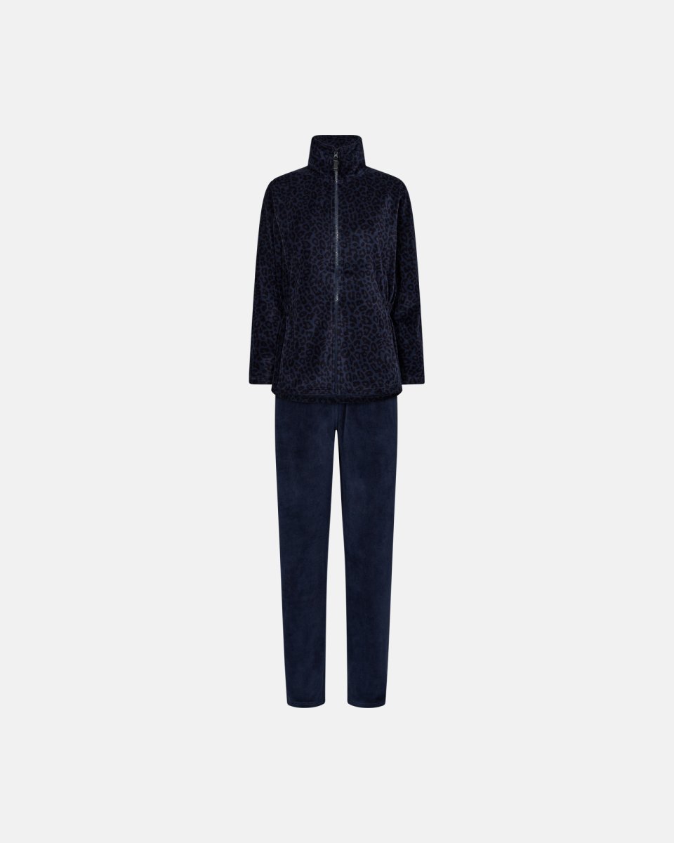 Decoy Pyjamas sæt i velour | Bomuld | Multifarvet - S