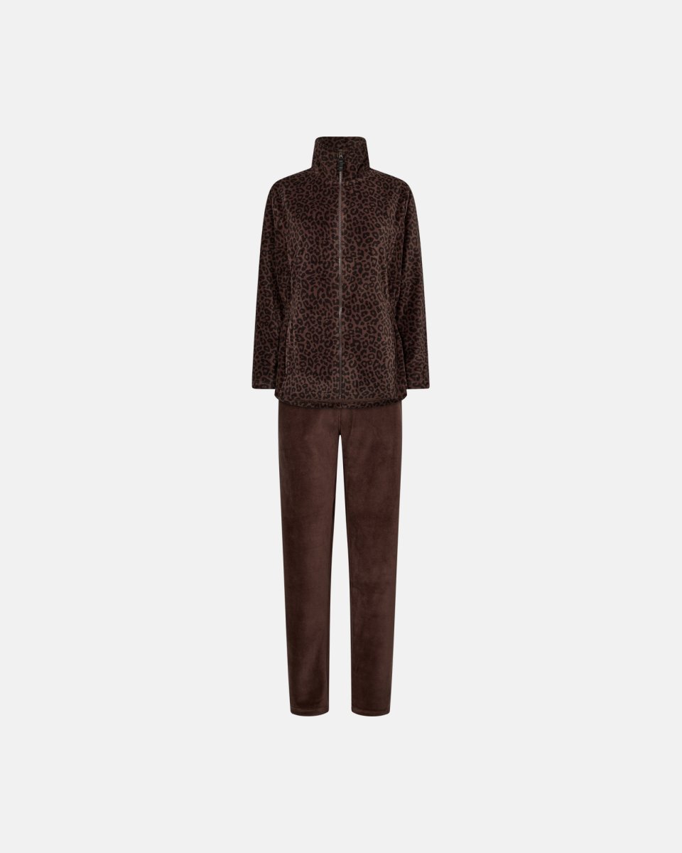 Decoy Pyjamas sæt i velour | Bomuld | Multifarvet - S