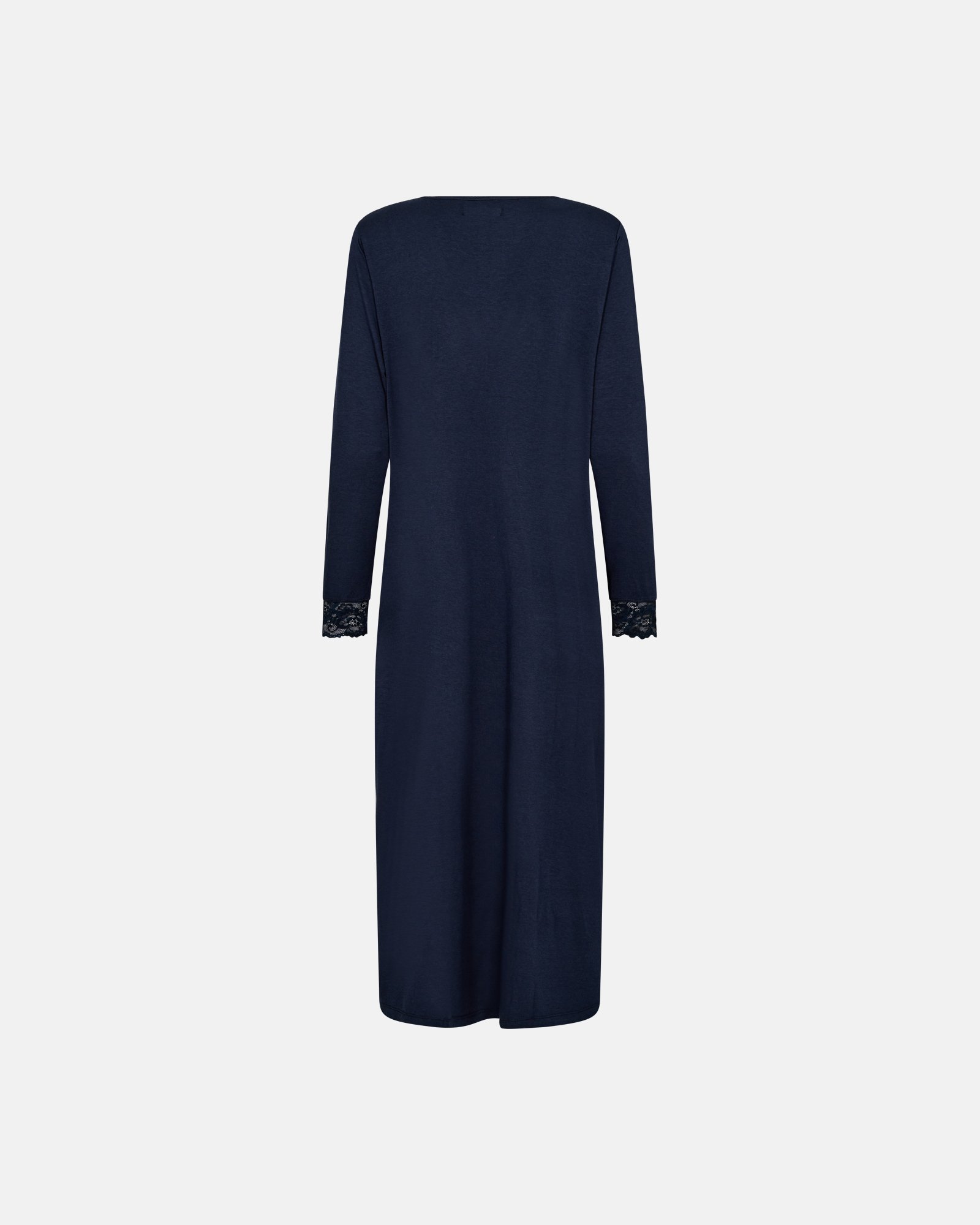 Lang natkjole | Bambusviskose | Navy -Decoy Lang natkjole | Bambusviskose | Navy -Decoy