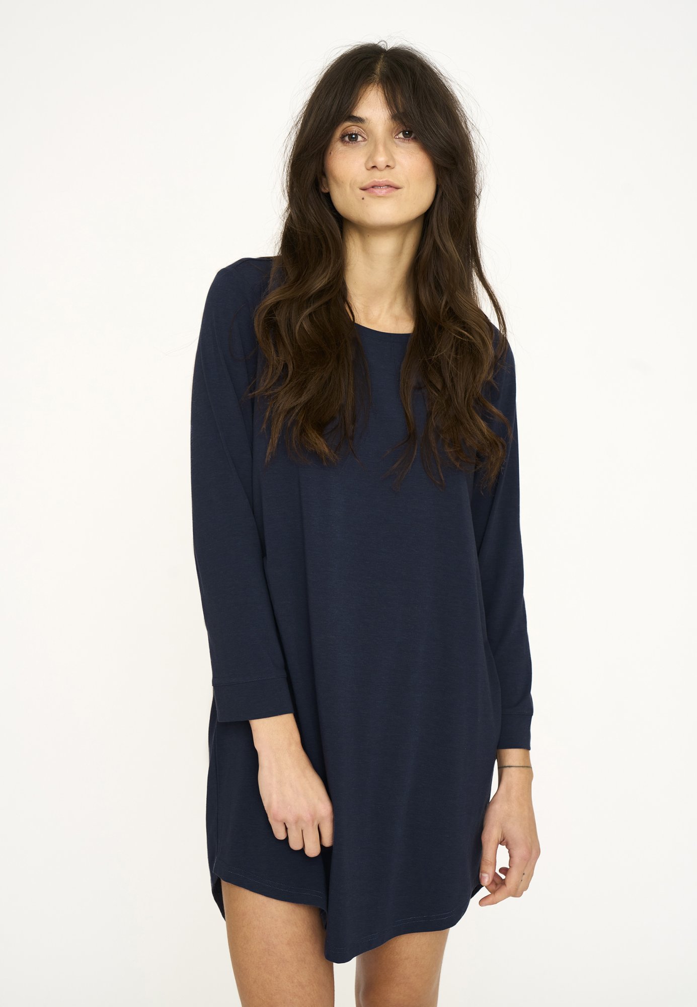 Big shirt | Bambusviskose | Navy -JBS of Denmark Women Big shirt | Bambusviskose | Navy -JBS of Denmark Women