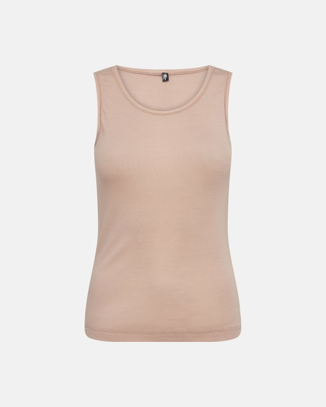 Tanktop | 100% uld | Nude