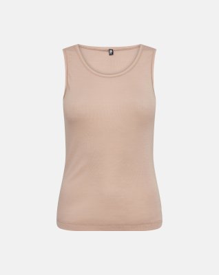 Tanktop, 100% uld, Nude