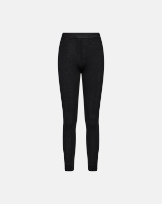 Leggings, 100% uld, Sort