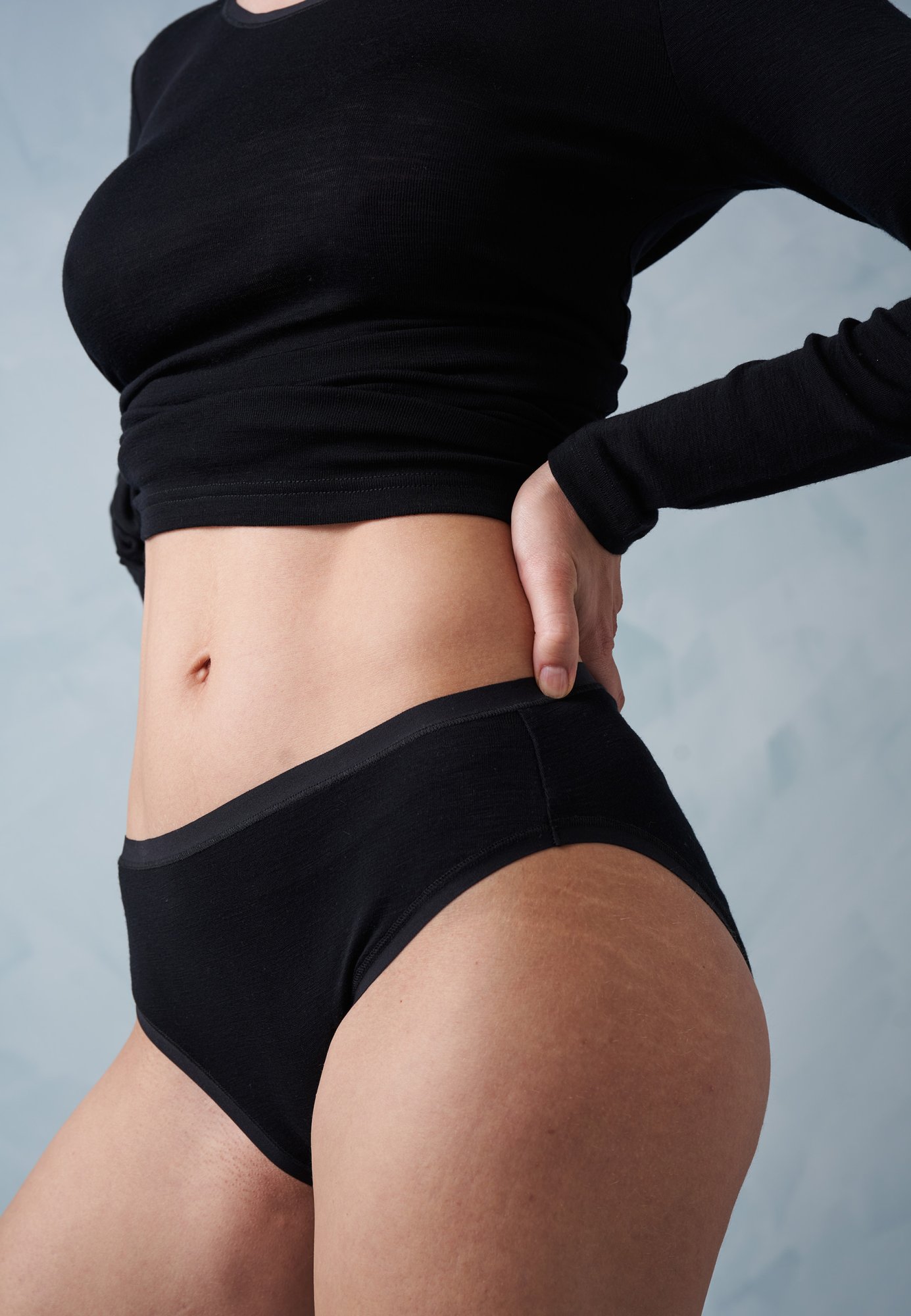 Langærmet t-shirt | 100% uld | Sort -JBS of Denmark Women Langærmet t-shirt | 100% uld | Sort -JBS of Denmark Women