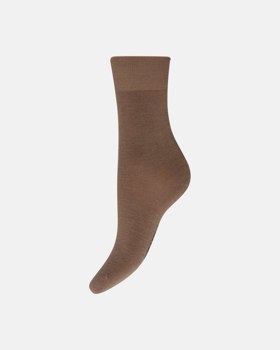 Hype the Detail Strømper | Uld | Brun - 37-41
