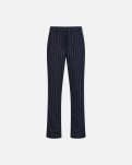 Pyjamasbukser, 100 % flannel bomuld, Stribet