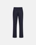Pyjamasbukser, 100 % flannel bomuld, Stribet