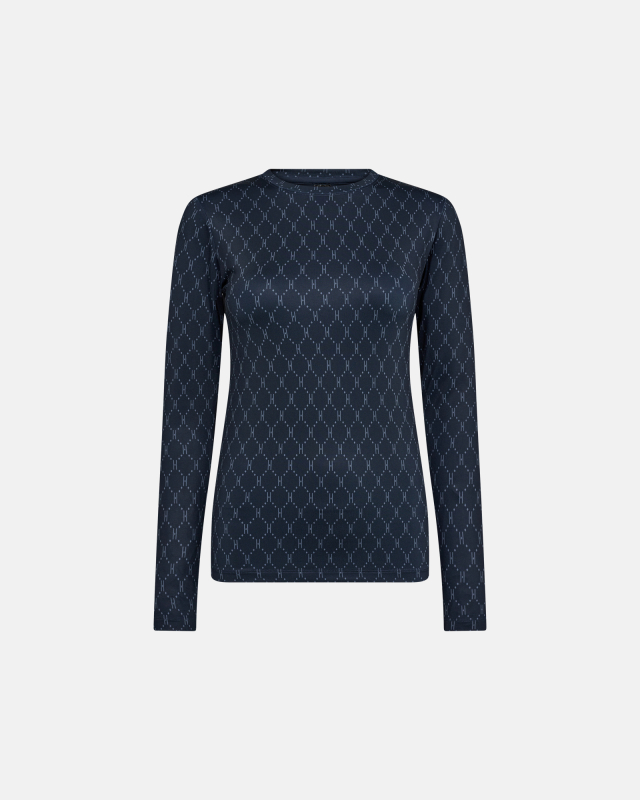 Hype The Detail Printed Bluse 42 - Navy