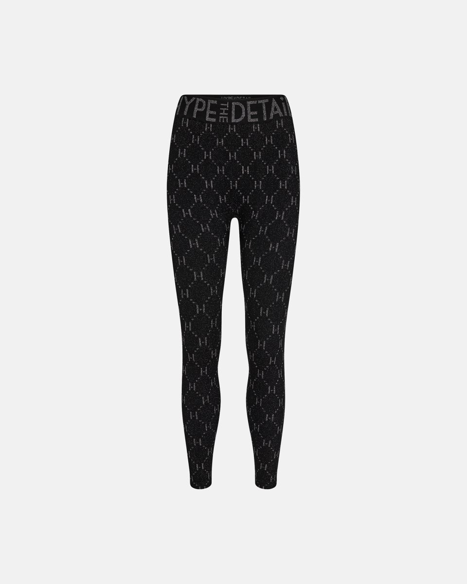 Hype the Detail Leggings "Logo" | Polyamid | Grå - S/M