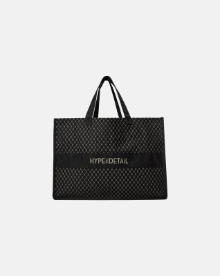 Tote bag "logo" | 100% bomuld | Sort -Hype the Detail