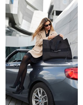 Tote bag "logo" | 100% bomuld | Sort -Hype the Detail