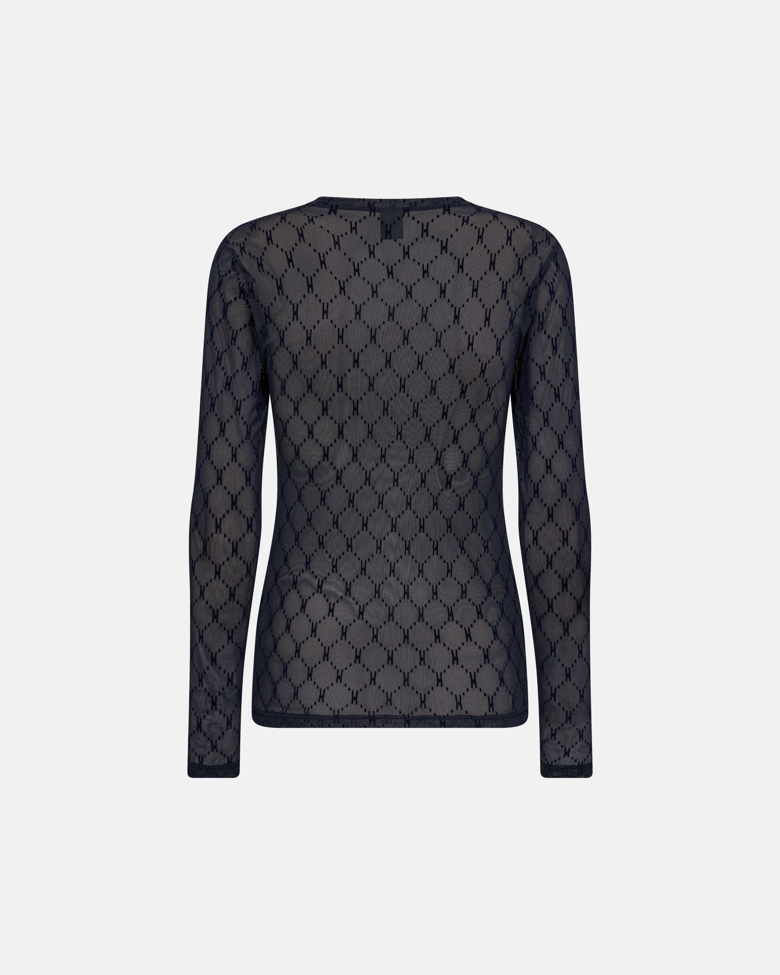 Bluse "Mesh" | Polyamid | Navy -Hype the Detail Bluse "Mesh" | Polyamid | Navy -Hype the Detail