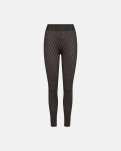 Leggings "Logo", Polyester, Brun