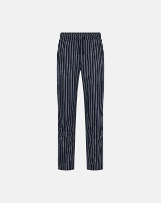 Pyjamasbukser "flannel", 100% bomuld, Blå