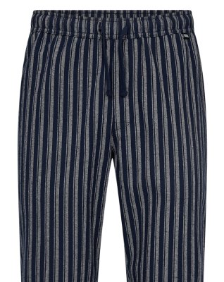 Pyjamasbukser "flannel", 100% bomuld, Blå