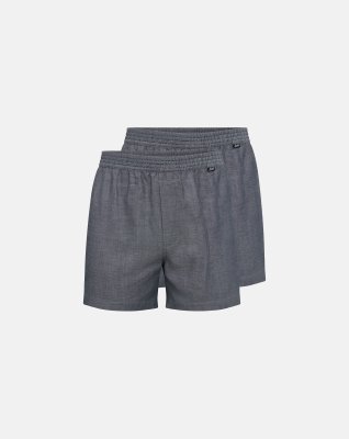 Boxershorts 2-pak, 100% bomuld, Grå
