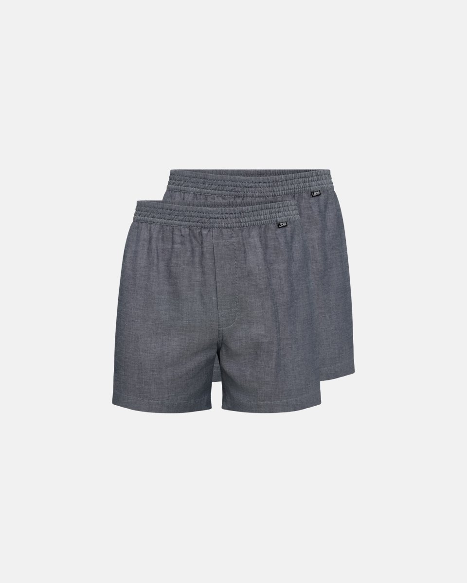 JBS Boxershorts 2-pak | 100% bomuld | Grå - M