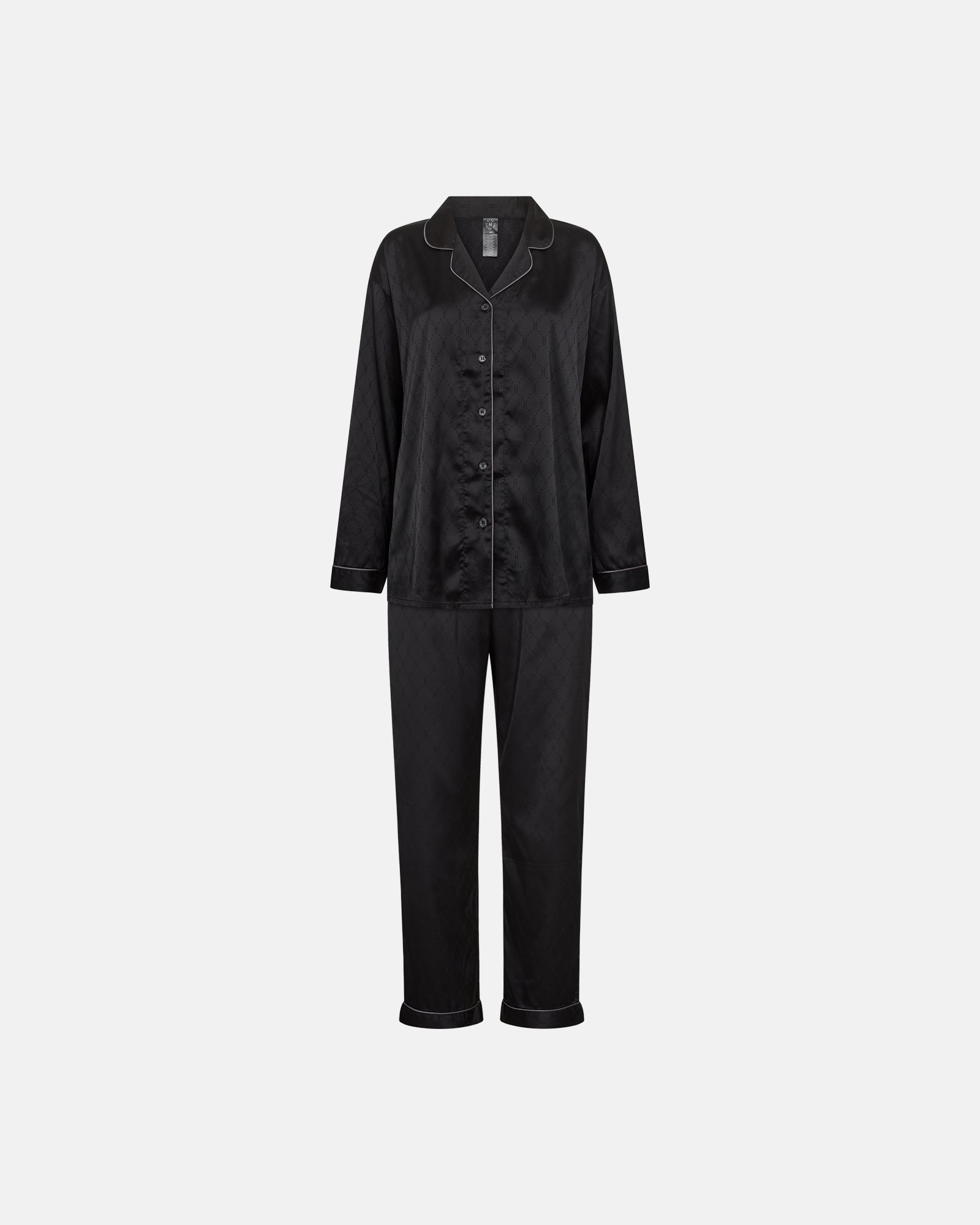 Pyjamas "satin" | Polyester | Sort -Hype the Detail Pyjamas "satin" | Polyester | Sort -Hype the Detail